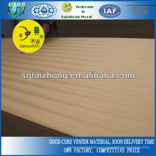 Paneles laminados MDF laminados de madera natural